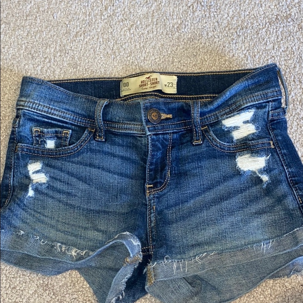 hollister jean shorts